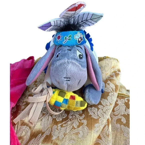 Disney 2003 Theme Park edition Eeyore Bean Bag Plush Stuffed Toy - Picture 10 of 11